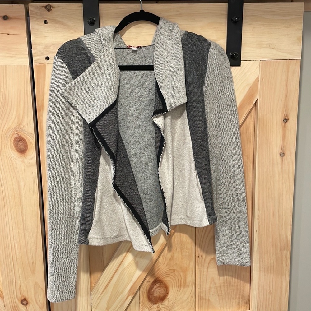 Pixley (Anthropologie) Open Hooded Jacket Sz M